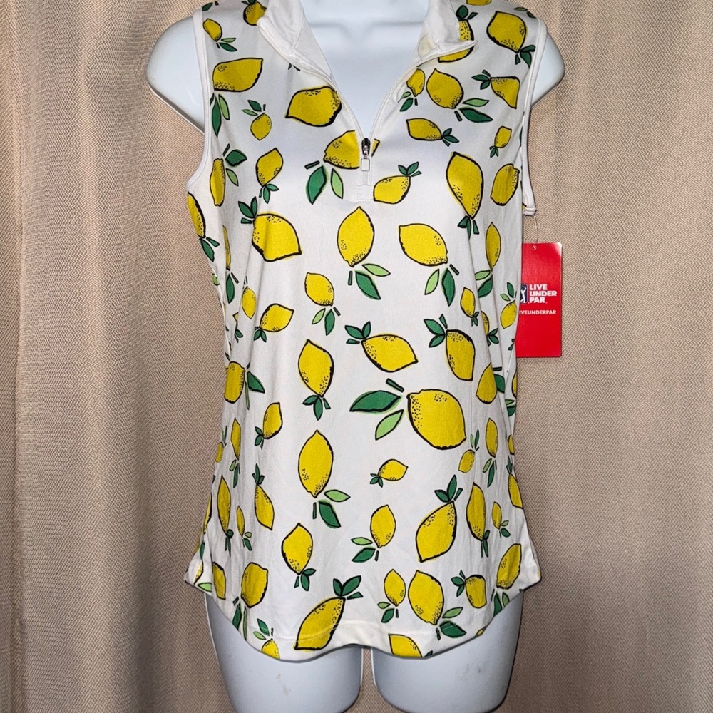 PGA Tour Women's Lemon Print Tank Top